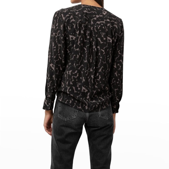 NWT Rails Hillary Top in Diffused Cheetah print, size S - Picture 2 of 6